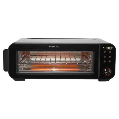 Instant Pot No Preheat Required* 6-in-1 Pizza And Toaster Oven With Instantheat Technology, Fits A 12" Fresh Or  In Black