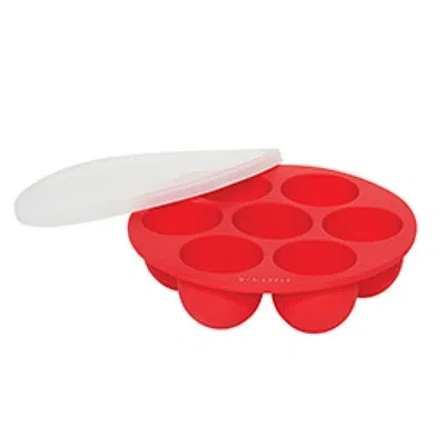 Instant Pot Official Silicone Egg Bites Pan With Lid In Red