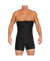 Instaslim Men's Big & Tall Compression Hi-waist Ab Undershorts In Black