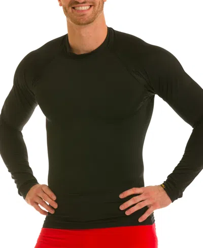 Instaslim Men's Power Mesh Compression Muscle Tank Top In Black