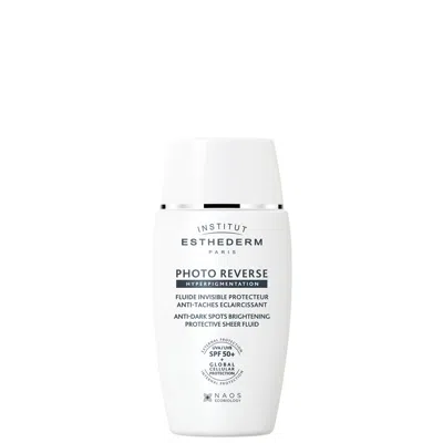 Institut Esthederm Photo Reverse Protective Anti-dark Spots Brightening Spf50+ Sheer Fluid 40ml In Transparent