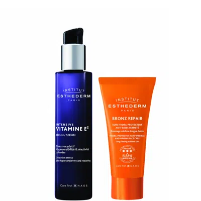 Institute Esthederm Institut Esthederm Intensive Vitamin E Antioxidant Face Serum & Bronz Repair Bundle