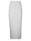 Institution Elegant High-waisted Wool Skirt