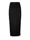 Institution High-waisted Pencil Skirt In Black