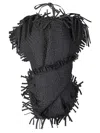 Institution Hand-woven Top With Strings