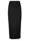 Institution High-waisted Pencil Skirt In Black