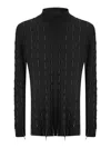 Institution Wool Sweater In Black