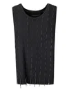 Institution Laces Basted Knit Tank