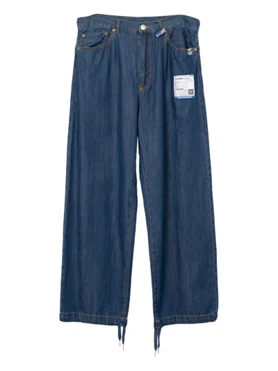 In・stru(men-tal) Drawstring-fastening Jeans In Black