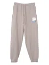 In・stru(men-tal) French Terry Drawstring Trousers In Gray