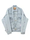 In・stru(men-tal) Logo-print Denim Jacket In Blue
