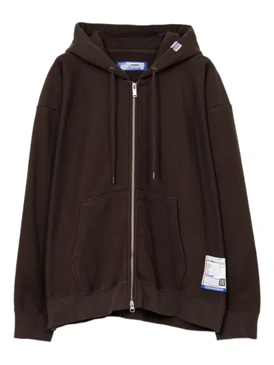 In・stru(men-tal) Zip-up Hooded In Brown