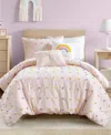 Intelligent Design Callie Pom Pom 4-pc. Comforter Set, Twin/twin Xl In Multi