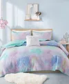 Intelligent Design Cassiopeia 3-pc. Quilt Set, Twin/twin Xl In Aqua