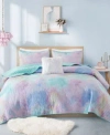 Intelligent Design Cassiopeia Quilt Sets In Aqua