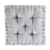 Intelligent Design Charvi Floor Pillow In Gray