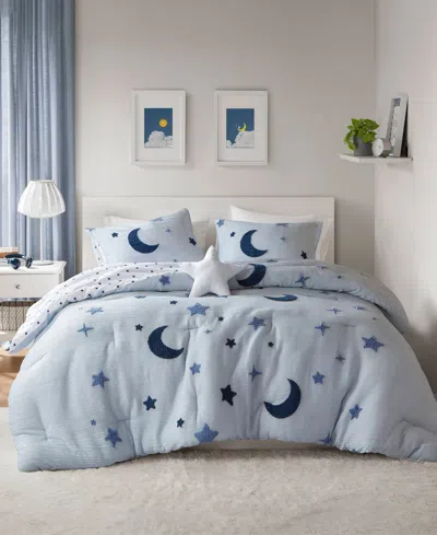 Intelligent Design Cosmos Celestial 4-pc. Comforter Set, Full/queen In Blue