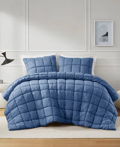 INTELLIGENT DESIGN DREAM PUFF 3-PC. COMFORTER SET, FULL/QUEEN