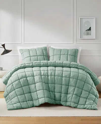 Intelligent Design Dream Puff 3-pc. Comforter Set, King/california King In Sage