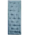 Intelligent Design Edelia Poly Chenille Lounge Floor Pillow, 27 "x 74" In Aqua