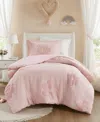 Intelligent Design Gracie Floral Reversible 2-pc. Duvet Cover Set, Twin In Pink