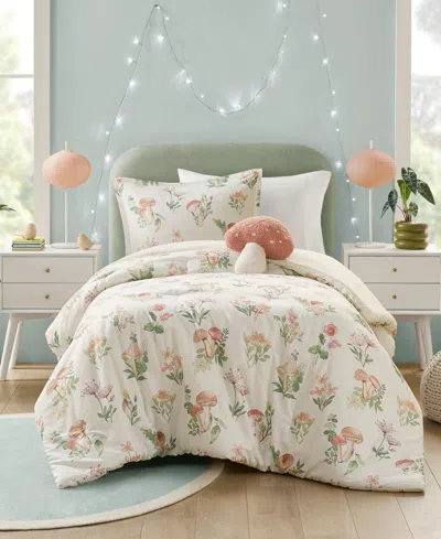 Intelligent Design Gwen Mushroom Garden 3-pc. Comforter Set, Twin/twin Xl In Off-white