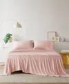 Intelligent Design Jersey-knit Cotton Blend 3-pc. Sheet Set, Twin Xl In Blush