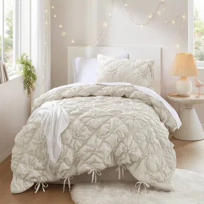 Intelligent Design Lily 2pcs Comforter Set In Ivory