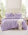Intelligent Design Lily Floral 3-pc. Comforter Set, King In Purple
