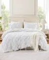 Intelligent Design Lily Floral 3-pc. Comforter Set, King In White