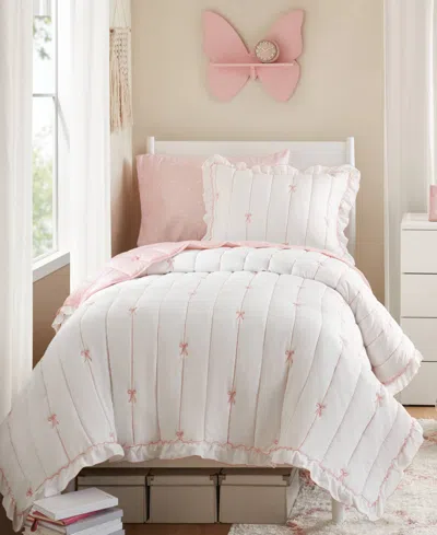 Intelligent Design Liv Microfiber Down-alternative 2-pc. Quilt Set, Twin/twin Xl In Pink