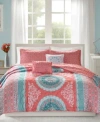Intelligent Design Loretta Comforter Sets In Coral