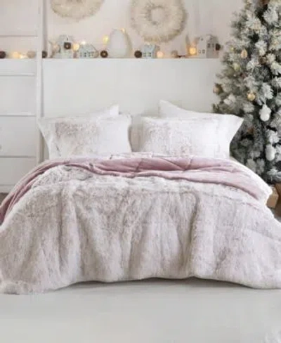 Intelligent Design Malea Shaggy Faux Fur Comforter Sets In Black