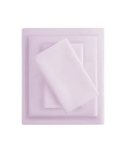 Intelligent Design Microfiber 4-pc. Sheet Set, Full In Purple