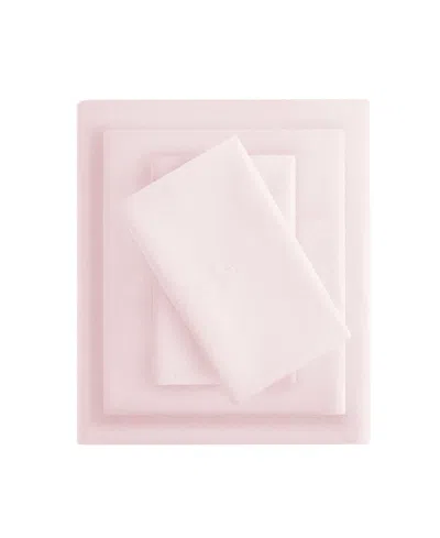 Intelligent Design Microfiber 4-pc. Sheet Set, King In Blush