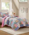 Intelligent Design Nellie Patchwork 3-pc. Quilt Set, Twin/twin Xl In Pink