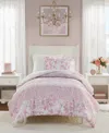 Intelligent Design Oliena Floral Paisley 2-pc. Duvet Cover Set, Twin/twin Xl In Pink