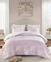 Intelligent Design Oliena Floral Paisley 3-pc. Duvet Cover Set, Full/queen In Pink