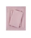 Intelligent Design Printed Microfiber 3 Piece Sheet Set, Twin In Blush Waves