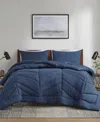 Intelligent Design Remy Quilted Chevron 2-pc. Comforter Set, Twin/twin Xl In Navy