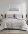 Intelligent Design Remy Quilted Chevron 2-pc. Comforter Set, Twin/twin Xl In Gray