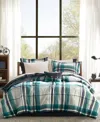 Intelligent Design Robbie 9-pc. Comforter Set, Queen In Teal,black
