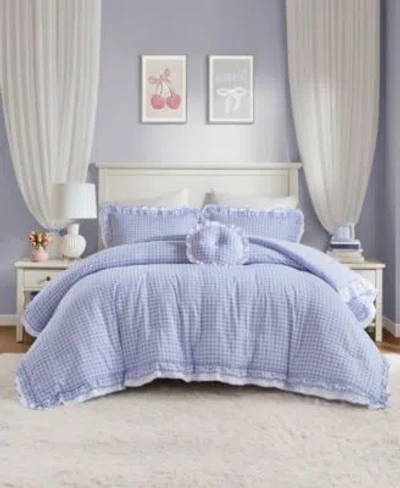 Intelligent Design Rowena Breathable Microfiber Comforter Sets In Pink