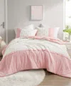 Intelligent Design Shay Clip Jacquard 2-pc. Comforter Set, Twin/twin Xl In Pink