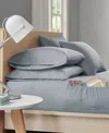 Intelligent Design Microfiber 4-pc Full Sheet Set Bedding In Grey