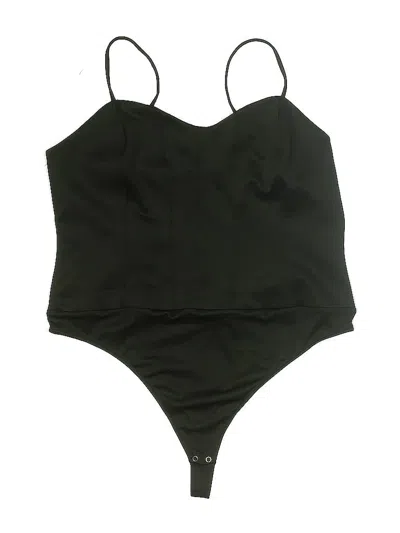 Pre-owned Intempo Bodysuit In Black