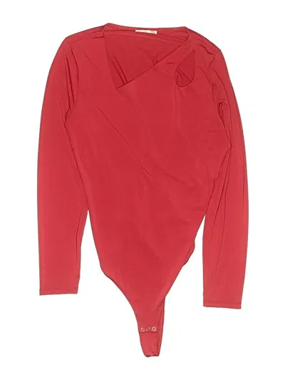 Pre-owned Intempo Bodysuit In Red