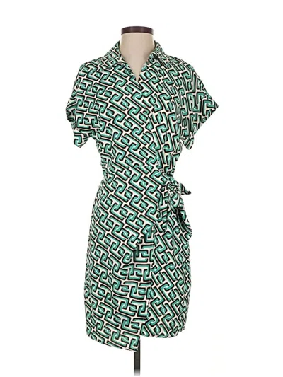 Pre-owned Intempo Casual Dress In Green