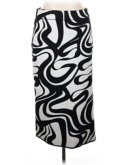 Pre-owned Intempo Formal Skirt In Silver