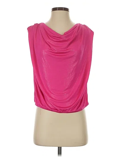 Pre-owned Intempo Sleeveless Blouse In Pink